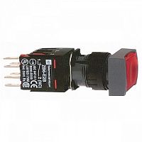 Кнопка Harmony 16 мм² 24В, IP65, Красный | код. XB6DW4B2B | Schneider Electric